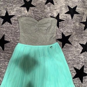 Adorable Mint and gray ROXY dress